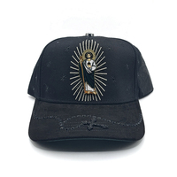 Casquettes de baseball en daim personnalisées de haute qualité, broderie de logo personnalisée, visière en daim Jésus, barbes, Gorra G5 Chip Nfc Gorras Rico Hats