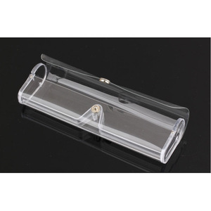 Étui à lunettes en plastique transparent, rectangulaire, 6-8.9 pouces, boîte de rangement légère et portable pour lunettes de lecture, pour hommes et femmes - Product Image 1