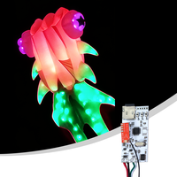 Bande lumineuse LED couleur pleine, un canal, 1024 pixels, télécommande sans fil, veilleuse, design cerf-volant, marque Lededit, garantie 2 ans