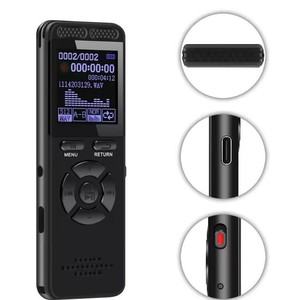 เครื่องบันทึกเสียงดิจิตอล SV65 ลดเสียงรบกวนอัจฉริยะ เครื่องเล่นเสียง MP3 ความละเอียดสูง 512Kbps สำหรับการประชุม - Product Image 3
