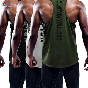 Özel boş Tank Tops toptan ucuz erkek Stringer Tank Top kas Fitness spor salonu için üst giyim erkekler - Product Image 1