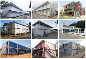 Contenedor Modular, Caseta de Vigilancia con Estructura en <span class=keywords><strong>A</strong></span>, Estructura de Acero Galvanizado Prefabricada, Estructura de Acero Ligero de 20 pies, Casa Contenedor Desmontable - Product Image 2