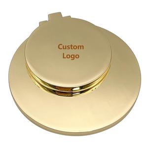 Factory Custom Logo High End Lightweight Modern Travel Mini Woman Overlap Double Mirror Foldable Portable Double Makeup Mirror
