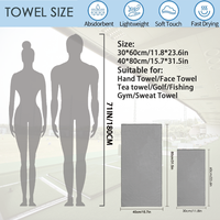 Serviette de sport rectangulaire en microfibre suédée à séchage rapide, couleur unie, Wuxi Ivy Textile
