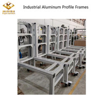 Extrusion d'aluminium industrielle norme européenne 5050 alliage T slot10 50x50 épais type lourd équipement de cadre de clôture à tube carré