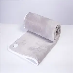 Çift elektrikli battaniyenin altında isıtmalı ısıtıcı 3 ısı ayarları sıcak gece yıkanabilir elektrikli battaniye