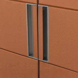 Nouvelle poignée invisible en cuir encastrée de luxe, poignée escamotable dissimulée pour tiroir de placard ou armoire - Product Image 6