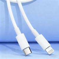 Pengisi Daya Ponsel Portabel PD27w Usb c Kabel Pengisian Cepat Kecepatan Tinggi Grosir Kabel Data 8pin 1m 1.85m Kompatibel dengan IOS