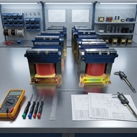 Transformador de Bajo Voltaje Serie BK Estándar de 1000VA, 220V/200V/210V a 12V/24V para Uso Industrial, con Certificación CE e ISO