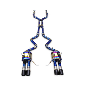 Sistema de <span class=keywords><strong>Escape</strong></span> Valvetronic BSK de Titanio Catback para <span class=keywords><strong>BMW</strong></span> M3 E90/E92/E93 V8 4.0 2008-2013, Nuevo Diseño, Tubo Medio Dual X de 2.5 Pulgadas - Product Image 1