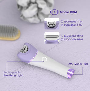 Depiladora Eléctrica Portátil Mini para Mujer 4 en 1 X7, Impermeable, Indolora - Product Image 2