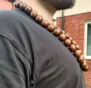 Colliers en bois naturel fabriqués à partir de perles de bois de qualité supérieure, conçus pour un usage quotidien, traditionnels, ethniques et modernes - Product Image 4