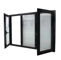 Ventanas Abatibles con Doble Acristalamiento y Marco de Aluminio Insonorizadas, Estándar Australiano AS2047, con Mosquitera para Villa