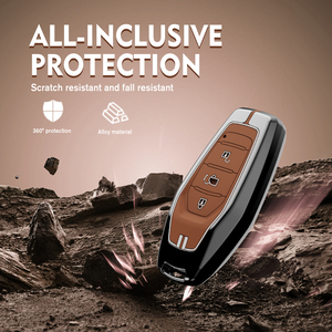 เคสกุญแจรถยนต์ Magicocase สำหรับ Mahindra Smart Remote ผลิตจากซิงค์อัลลอยด์และซิลิโคน ดีไซน์ธุรกิจ 7 สี ผลิตที่กวางตุ้ง - Product Image 6