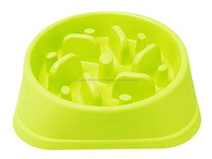 Antideslizante rompecabezas de Anti-Gulping <span class=keywords><strong>del</strong></span> más lento alimentos alimentación platos Pet perro lento tazón alimentador - Product Image 2