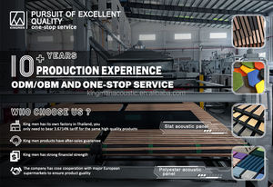 แผ่นไม้เก็บเสียง Kingman แผ่นไม้อะคูสติกกันเสียงแผ่นผนังและบอร์ดสำหรับเฟอร์นิเจอร์สำนักงานสำหรับใช้ภายนอกอาคารคลังสินค้า - Product Image 6