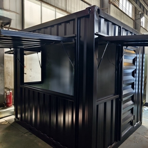 Công viên ngoài trời <span class=keywords><strong>container</strong></span> thương mại Nhà hàng nhà bếp vận chuyển 10 chân prefab thép <span class=keywords><strong>container</strong></span> nhà cửa hàng siêu thị hội thảo - Product Image 3