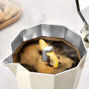 Cafetera <span class=keywords><strong>Moka</strong></span> para Estufa, Cafetera Espresso de Aluminio, Percolador Italiano para Estufa de Gas e Inducción, Uso Doméstico y en Cafeterías - Product Image 3
