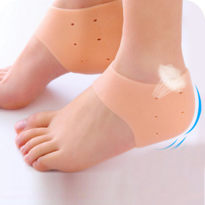 Silicone Heel Covers Skin Tone Cushions For Men Women Protective Moisturizing Invisible Heel Pads Summer Winter Spring Autumn - Product Image 1