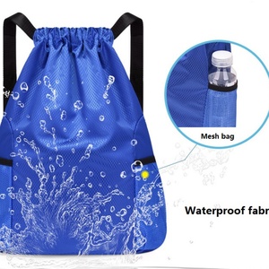 Custom Waterproof Anti-Theft <b>Drawstring</b> <b>Backpack</b> Women's Sports Gym Use Oxford Fabric 23L Capacity Cheap Polyester Fashion - Product Image 3