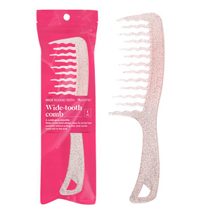 Peigne à dents larges irisé transfrontalier, grande taille, anti-emmêlement, pour coiffure des cheveux bouclés, usage domestique - Product Image 2