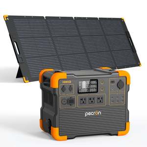 เครื่องกำเนิดไฟฟ้าพลังงานแสงอาทิตย์ Pecron E1500LFP 2200W 1536Wh คลื่นไซน์บริสุทธิ์ ควบคุมผ่านแอปพลิเคชัน แบตเตอรี่สำรองสำหรับบ้าน รถตู้ ชีวิตฉุกเฉิน E1500LFP Supe - Product Image 3