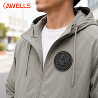 Badge logo 3D en PVC personnalisé et durable pour le club City Guardian, l'unité d'élite urbaine, et l'équipement de style de vie AWELLS (vente en gros)