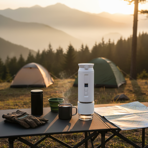 Cafetera Portátil de 30 Bares, Recargable por USB C, Máquina de Espresso de Viaje para Acampar - Product Image 6