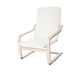 Fournisseur d'or prix bas meubles en bois courbé relax chaise à vendre