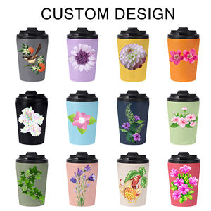 12oz Coffee Travel Mug Thermal Portable Coffee Cup Multiple Colors Wholesale Tumbler Custom Logo Stainless Steel Water Bottle - Product Image 5