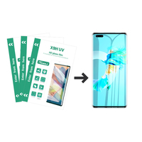 Film de protection d'écran anti-rayures en verre UV avec logo personnalisé, film de durcissement UV pour machine, pour les accessoires mobiles en magasin
