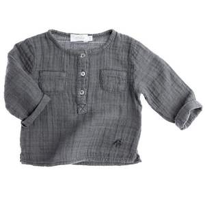 Camicetta autunnale primaverile a manica lunga per bambini con tasca 2024 <span class=keywords><strong>camicia</strong></span> retrò abbottonata per bambini - Product Image 6