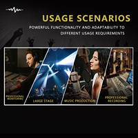 Amplificateur de casque stéréo 6 canaux STABCL S-600 avec adaptateur secteur DC 12V, interface d'entrée/sortie 6,35 mm