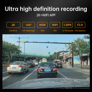 Nouvel Arrivage Caméra de Voiture à Double Objectif 2K Enregistreur Vidéo Dashcam Grand Angle avec Vision Nocturne et Connexion WiFi Contrôle APP - Product Image 5