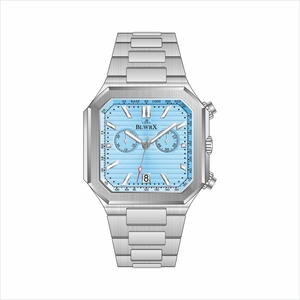 Reloj Multifuncional de Cuarzo con Cronógrafo Cuadrado de Acero Inoxidable 316 de 41 mm - Product Image 3