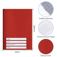 Cahier d'exercices A5, carnet scolaire, reliure à chevalet, papier épais, 14,5x20cm, papeterie de bureau et éducative, personnalisable, vente en gros