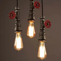 Lampe suspendue rétro style industriel en tuyau d'évacuation, pour salle à manger, bar, club, café, restaurant, luminaire suspendu à tête unique, articles de décoration intérieure