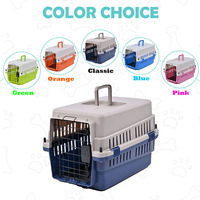 Sac de transport classique et portable pour animaux de compagnie, homologué pour les compagnies aériennes, design spacieux, base durable résistante aux chutes et aux chocs, ventilé et robuste