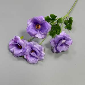 ดอกโบตั๋นผีเสื้อประดิษฐ์ 4 หัว ดอกไม้ปลอมทำจากผ้าไหม สำหรับถ่ายภาพงานแต่งงาน ตกแต่งบ้านและสำนักงาน - Product Image 5