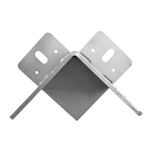 Support de <span class=keywords><strong>poteau</strong></span> en L galvanisé à encastrer, <span class=keywords><strong>fixation</strong></span> à angle droit pour <span class=keywords><strong>poteau</strong></span> en <span class=keywords><strong>bois</strong></span>, support de colonne pour construction, OEM personnalisé, plié - Product Image 5
