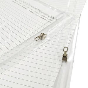 Modernqiu A4 PVC anneau <span class=keywords><strong>de</strong></span> poche en plastique document sac <span class=keywords><strong>de</strong></span> remplissage pochette fermeture éclair dossiers trous <span class=keywords><strong>de</strong></span> fichiers budget <span class=keywords><strong>liant</strong></span> sacs à feuilles mobiles - Product Image 6