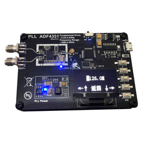 BSSY)ADF4351 โมดูล 35MHz-4400MHz เครื่องกำเนิดสัญญาณ RF แบบสแกนความถี่ <span class=keywords><strong>PLL</strong></span> พร้อมจอแสดงผล OLED สีดำ พร้อมแบตเตอรี่ - Product Image 2