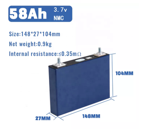 بطارية CALB جديدة تمامًا 3.7 فولت 58 أمبير ساعة L148N58A NCM قابلة لإعادة الشحن مع رمز QR للمركبات الكهربائية/الدراجات النارية NMC 58 أمبير ساعة - Product Image 2