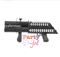 Lanceur électrique à trois têtes, machine à confettis, alimenté par batterie, pistolet à confettis pour fête, scène, discothèque, DJ, mariage