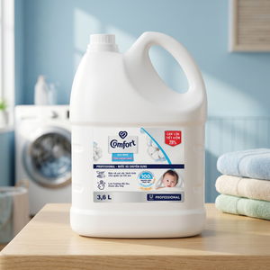 Comfort Professional Laundry Fabric Softener <b>Liquid</b> 3.6 L Gentle Scent Cotton Care for Daily Home Use - Product Image 2