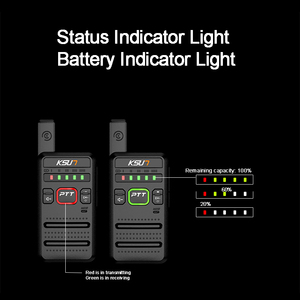 Ksun New M10 siêu mỏng cầm tay không dây di động có thể sạc lại hai cách phát thanh Walkie Talkie Communicator <span class=keywords><strong>2</strong></span> gói Bộ - Product Image 3