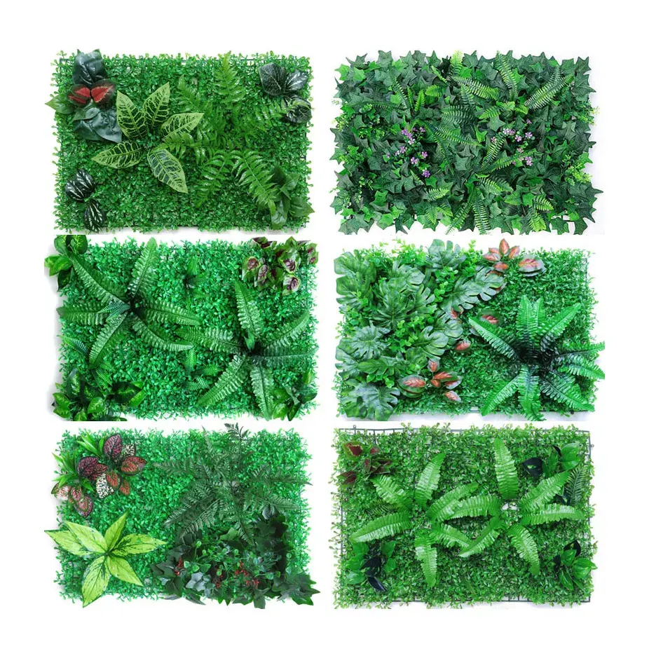 Simulation Plant Artificial Grass Garden Home Landscape Decor Plastic Artificial Plants Outdoor Green Wall