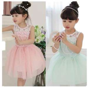 Ropa Infantil al por Mayor, Último Diseño de Moda, Vestido de Hada sin Mangas con Malla para Niñas, de Fabricante Chino - Product Image 2