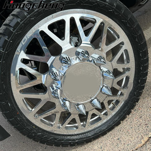 Rines Dobles Cromados Pulidos Personalizados de 8x6.5 8x200 10x225 para Chevy Silverado Ford F150 F250 F350 F450 Dodge Ram - Product Image 1