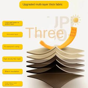 Waterproof Black Oxford <b>Canopy</b> Tent Outdoor Picnic Camping Equipment Rain-<b>Sun</b> Proof Awning Folding Butterfly Curtain >3000mm - Product Image 3